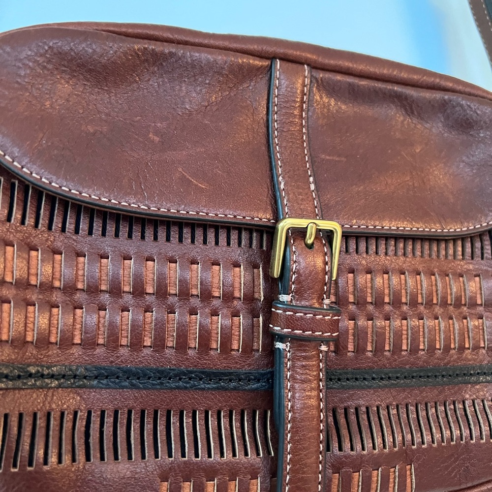 Fossil Leather Crossbody Bag